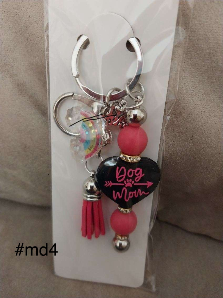 Image of #md4  Dog Mom Keychain