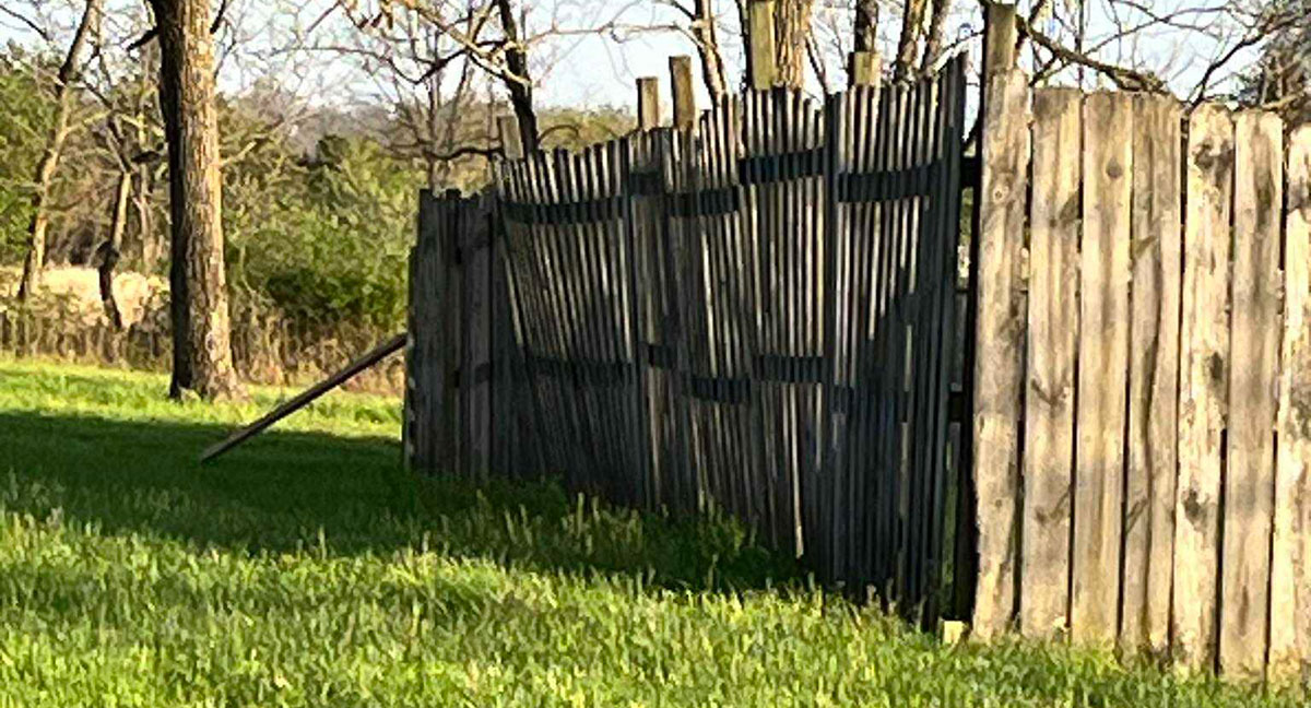 Banner for the Help us fix our fence at the farm! fund raiser.