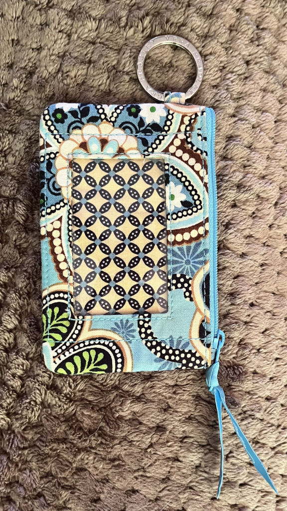 Image of Vera Bradley Zip ID Case/keychain