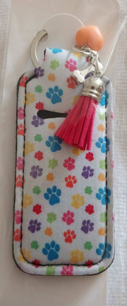 Image of Handmade Pawprint Lip Balm Holder