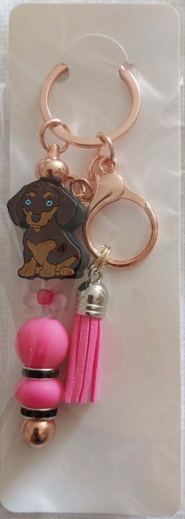 Image of Handmade Doxie Keychain