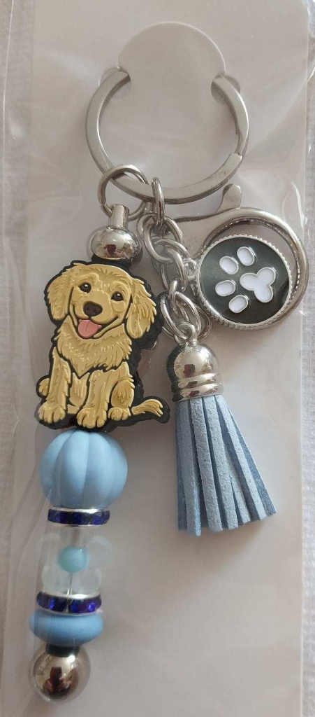 Image of Handmade Golden Keychain