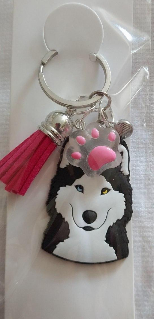 Image of Handmade Husky KeyChain