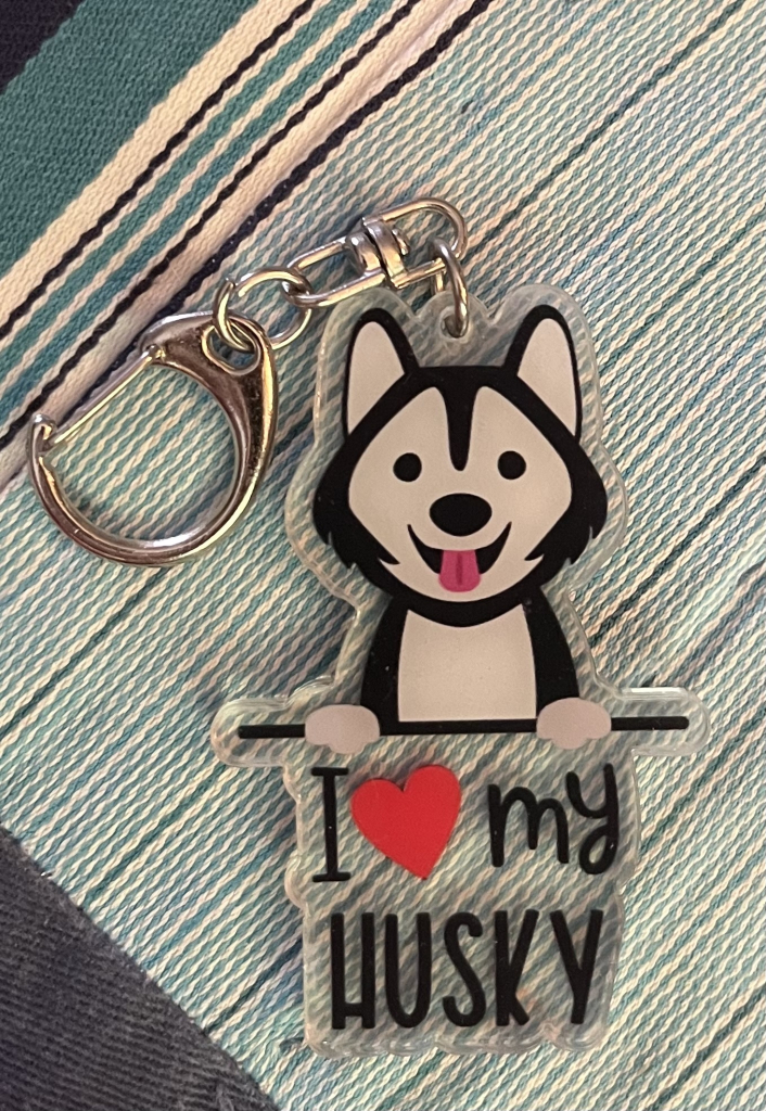 Image of Husky Keychain