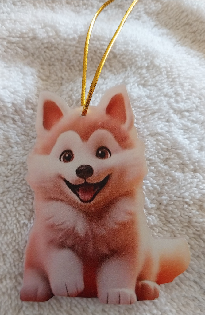 Image of Red Husky Ornament