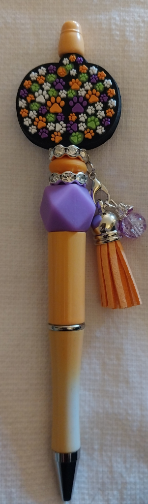 Image of Paw Print Pumpkin Pen