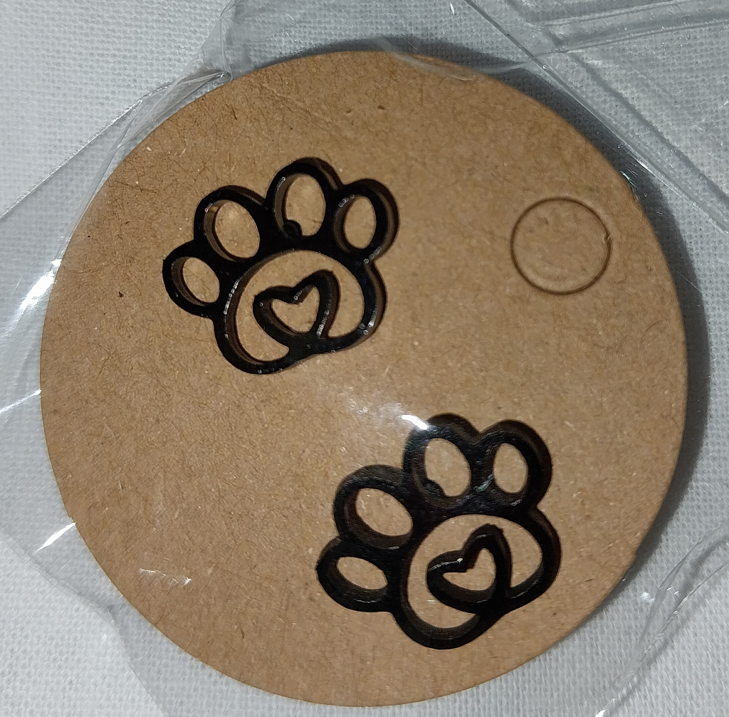 Image of Paw Print Earrings