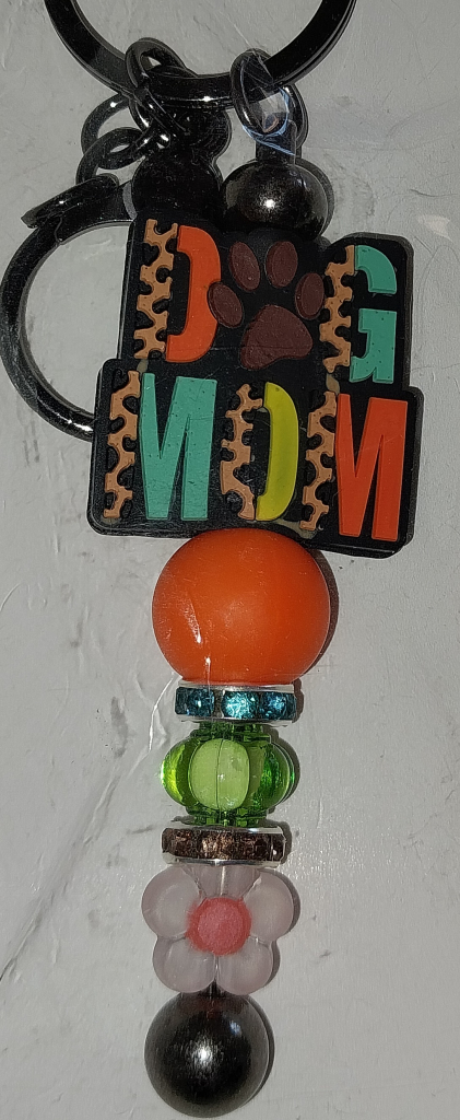 Image of Dog Mom Keychain