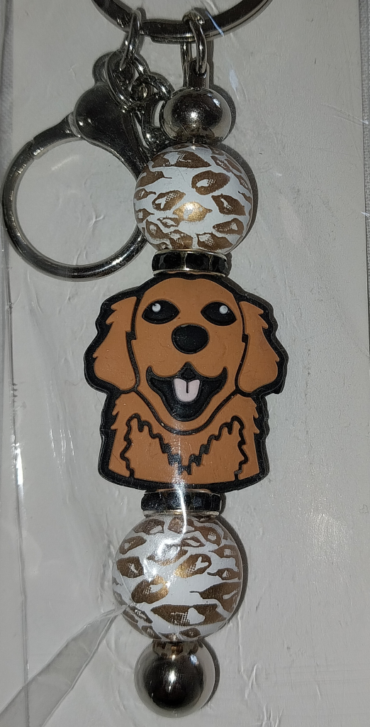 Image of Golden Retriever Keychain