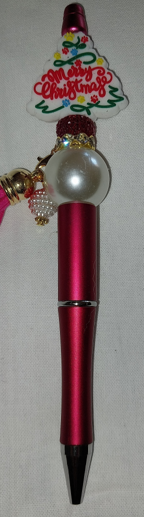 Image of Paw Print Christmas Tree Pen