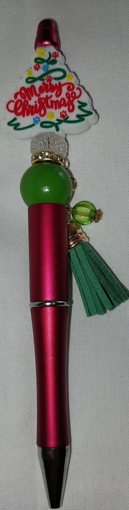 Image of Paw print Christmas Tree Pen