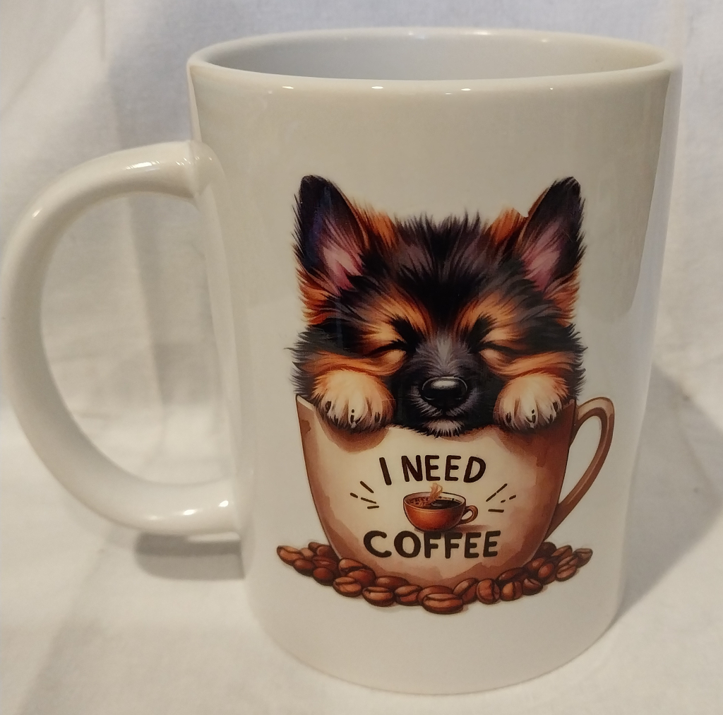 Image of German Shepherd Puppy Mug