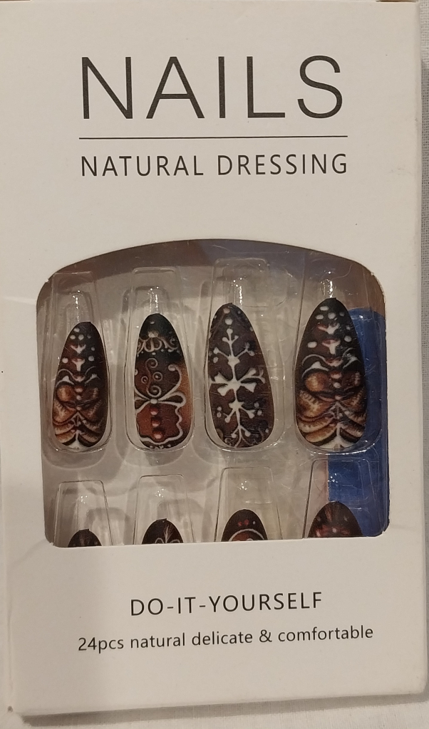 Image of Gingerbread Press On Nails