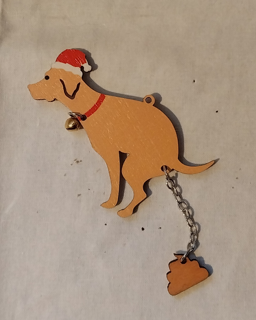 Image of Pooping Dog Christmas