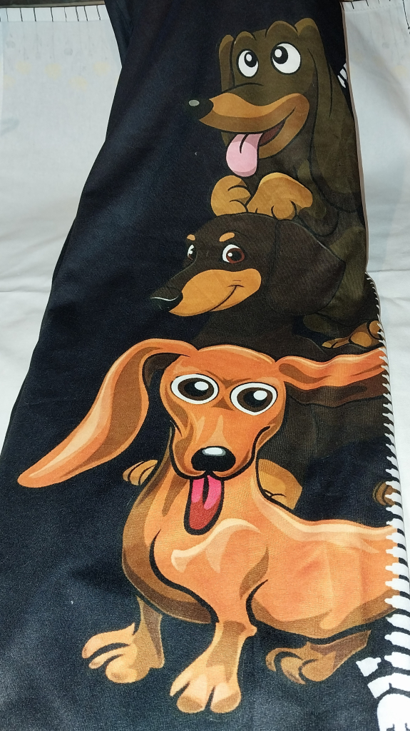 Image of Dachshund Leggings Size XL