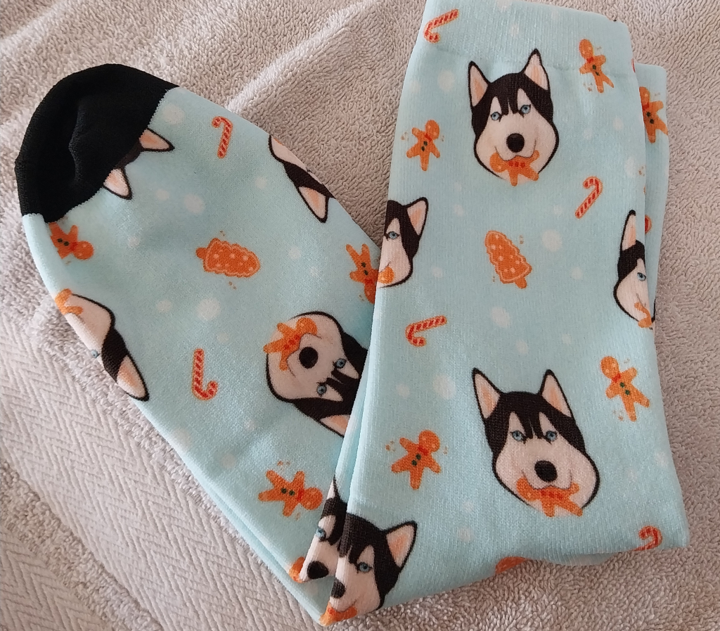 Image of Husky Christmas Socks