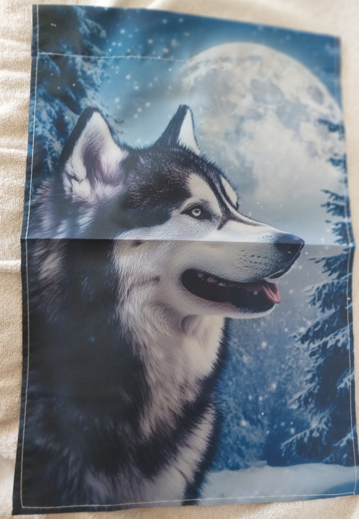 Image of Husky Winter Flag