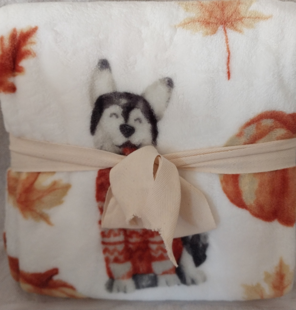 Image of Husky Fall Blanket