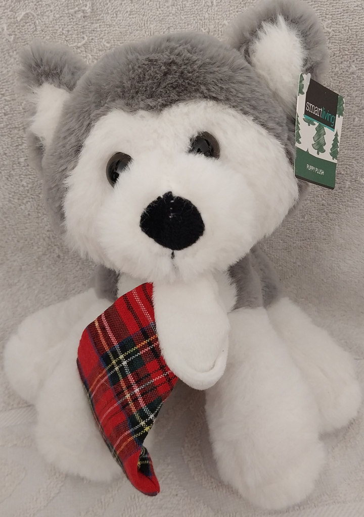 Image of Christmas Husky Stuffed Animal