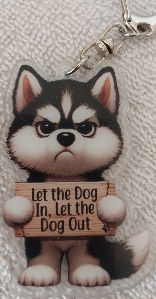 Image of Mad Husky Keychain