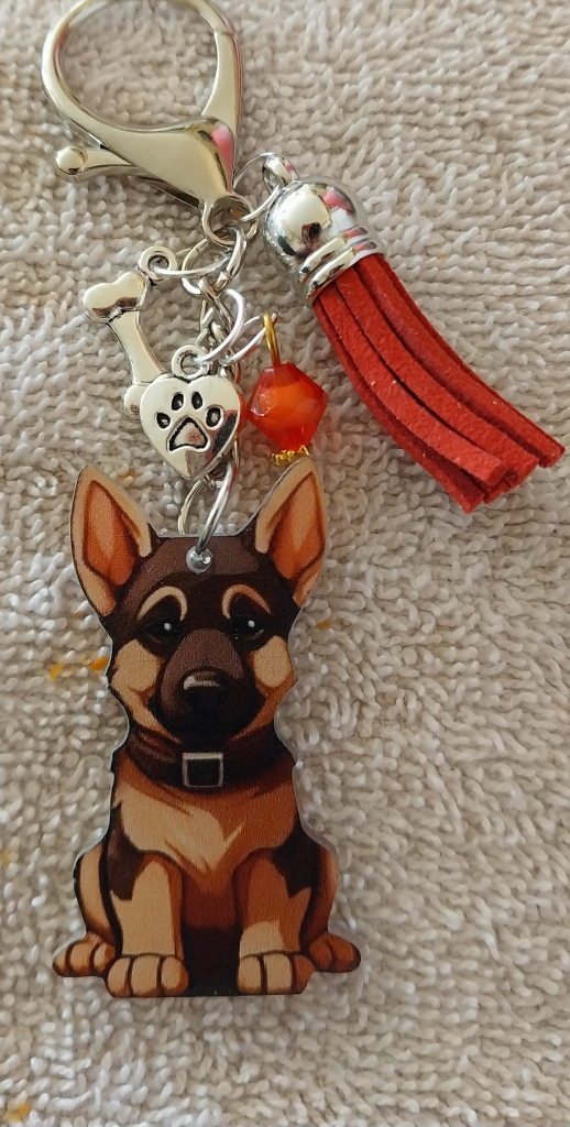 Image of German Shepherd Keychain