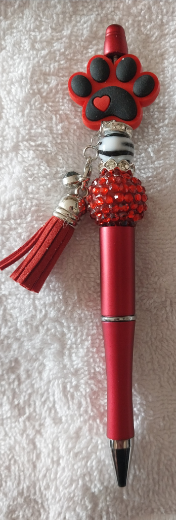 Image of Valentine Paw Print Pen