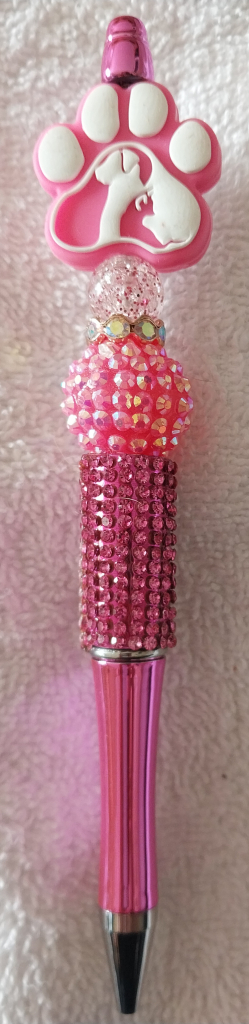 Image of Valentine Paw Print Pen