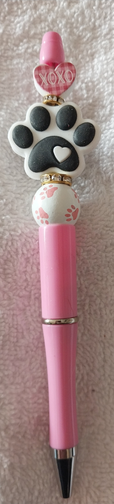 Image of Valentine Paw Print Pen