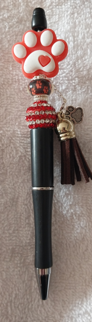 Image of Valentine Paw Print Pen