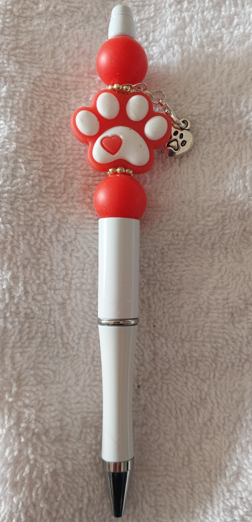 Image of Valentine Paw Print Pen